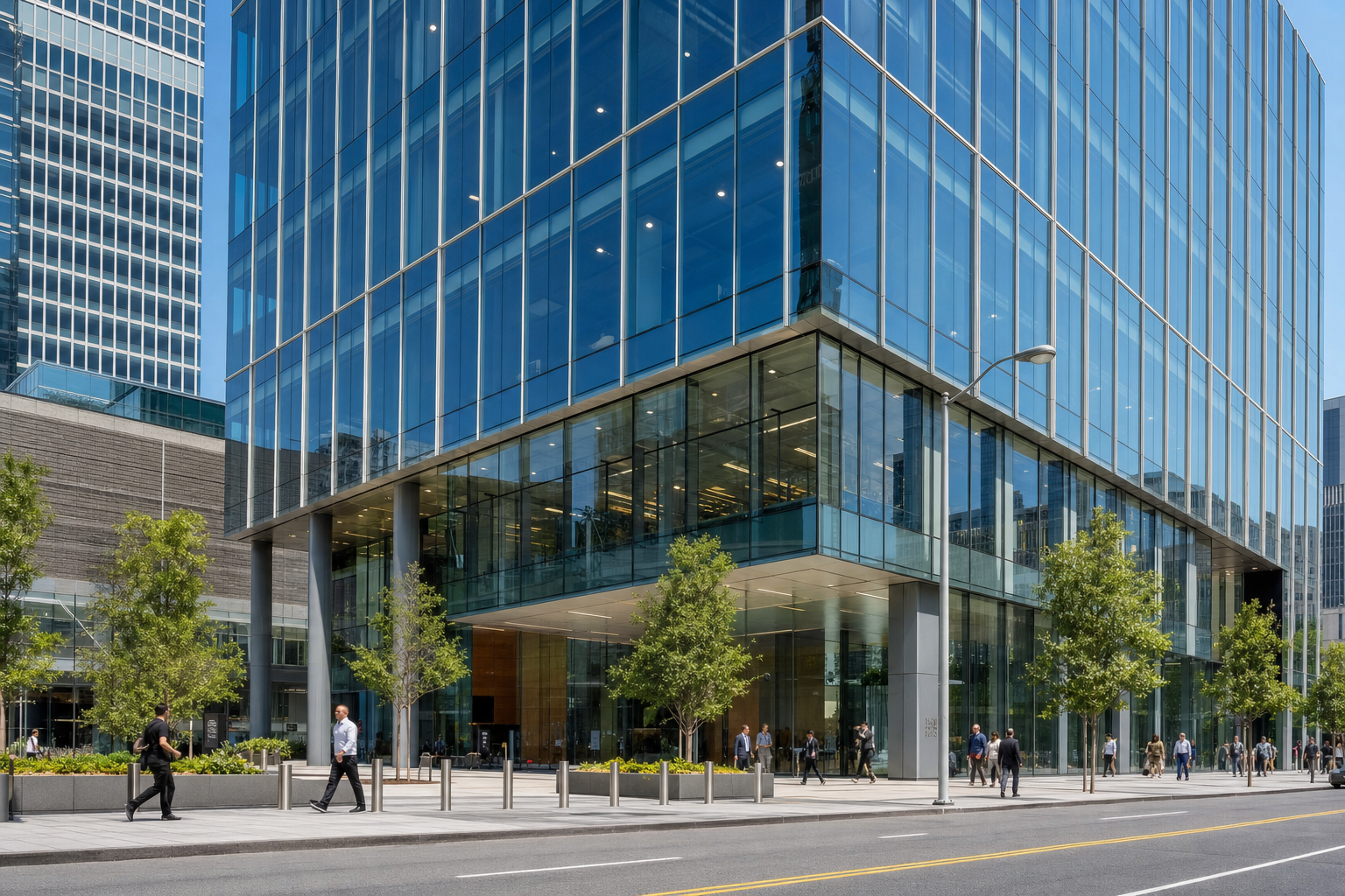Commercial construction and exterior renovation project in Maryland